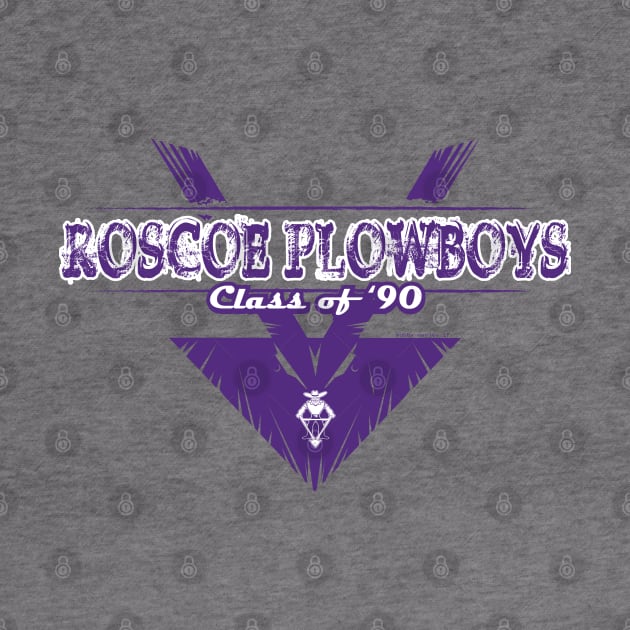 Roscoe Plowboys Class of 90   (light tees) by Illustratorator